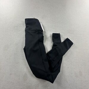 Sweetflexx Leggings Womens 2 Black Compression High Rise Pull On Resistance Band